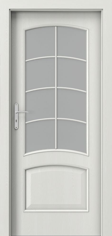 Posuvné interiérové dveře PORTA NOVA 6.4 - dýha Portasynchro 3D - wenge bílá