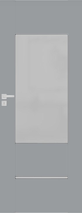 Interiérové dveře DRE AURI - model 3 - dýha DRE-Cell - světle šedá mat