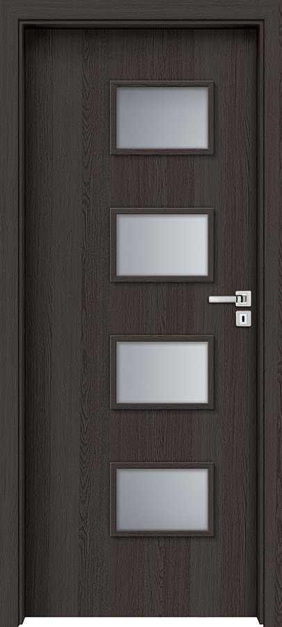 Interiérové dveře INVADO ORSO 1 - dýha Enduro 3D - antracit B637