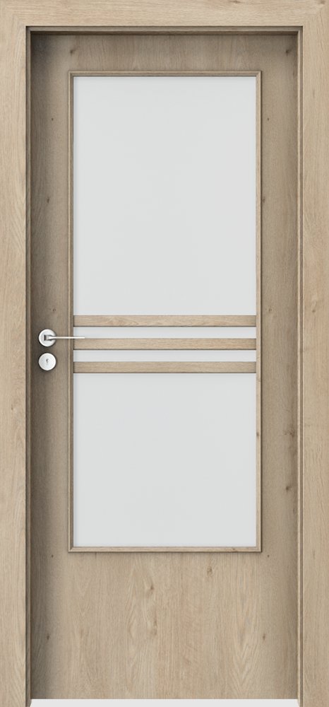 Posuvné interiérové dveře PORTA STYL 3 - dýha Portaperfect 3D - dub klasický