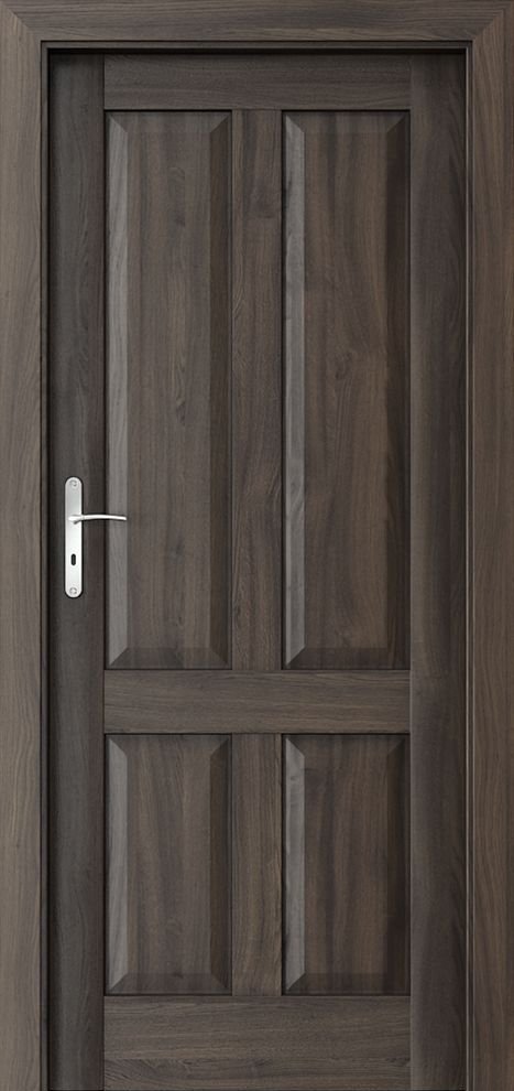 Interiérové dveře PORTA HARMONY A.0 - dýha Portasynchro 3D - dub tmavý