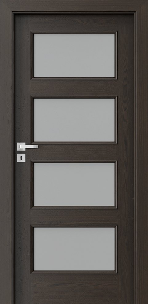 Interiérové dveře PORTA NATURA CLASSIC 5.5 - přírodní dýha Select - ořech tmavý