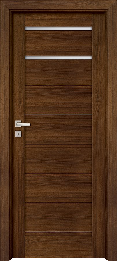 Interiérové dveře INVADO LINEA FORTE 3 - dýha Enduro 3D - ořech klasický B597