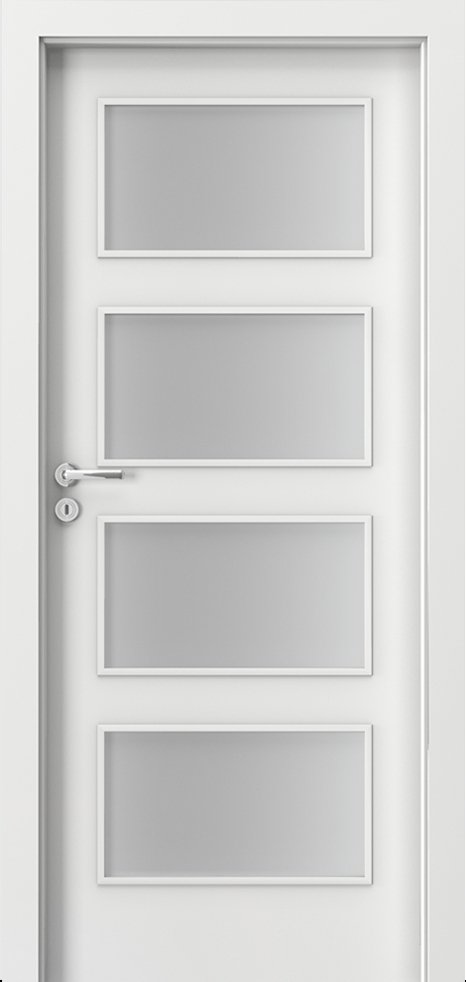 Interiérové dveře PORTA FIT H.4 - dýha CPL HQ 0,2 - bílá