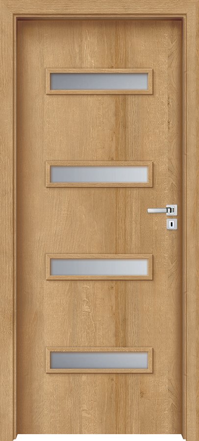 Interiérové dveře INVADO PARMA 1 - dýha Enduro 3D - dub evropský B639