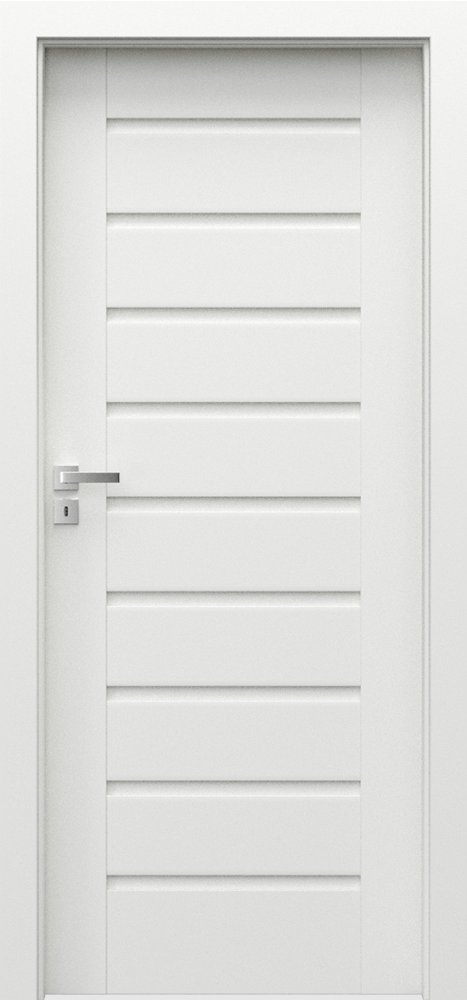 Posuvné interiérové dveře PORTA KONCEPT A.0 - dýha Portadecor - bílá