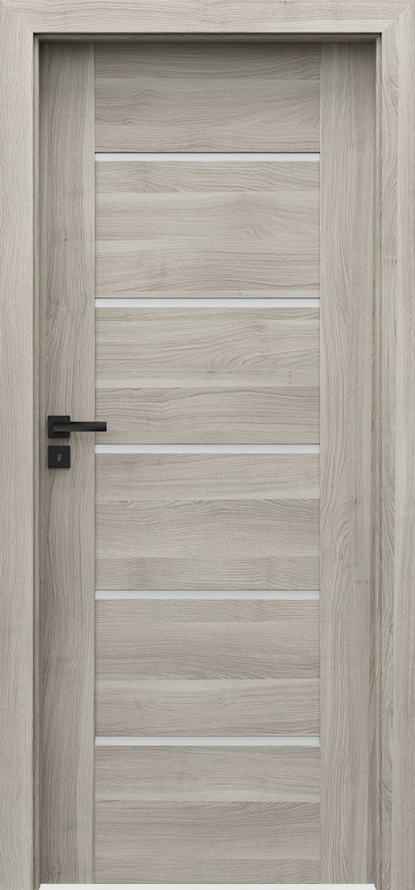 Interiérové dveře VERTE PREMIUM E - E5 - dýha Portasynchro 3D - akát stříbrný