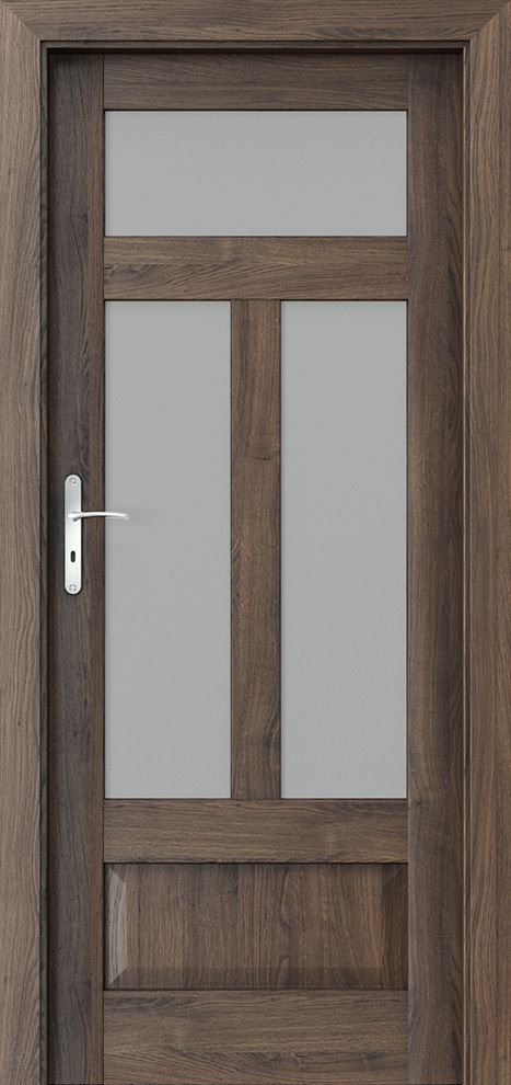 Interiérové dveře PORTA HARMONY B.2 - dýha Portasynchro 3D - dub šarlatový