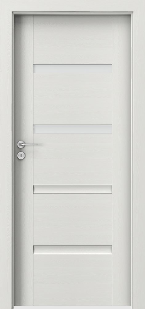 Posuvné interiérové dveře PORTA INSPIRE C.2 - dýha Portasynchro 3D - wenge bílá