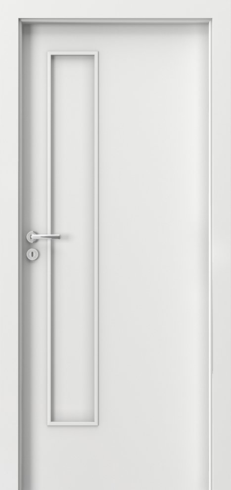 Posuvné interiérové dveře PORTA FIT I.0 - dýha CPL HQ 0,2 - bílá
