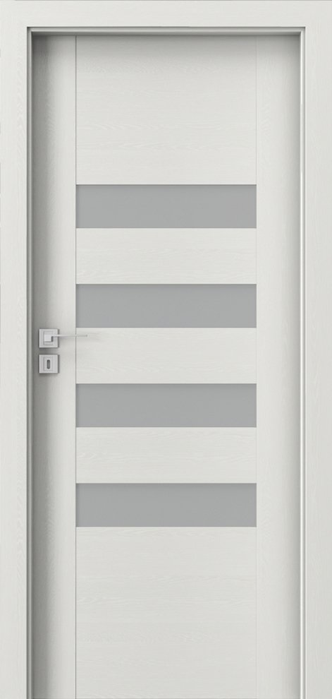 Posuvné interiérové dveře PORTA KONCEPT H.4 - dýha Portasynchro 3D - wenge bílá