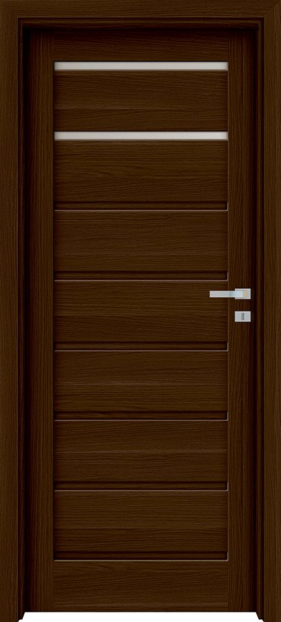 Interiérové dveře INVADO LINEA FORTE 3 - Eco-Fornir forte - ořech duro B473