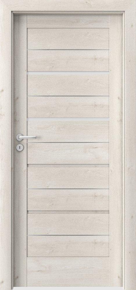 Interiérové dveře VERTE G - G2 intarzie - dýha Portaperfect 3D - dub Skandinávský