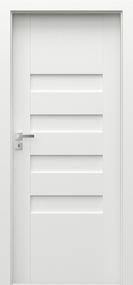Interiérové dveře PORTA KONCEPT H.0 - folie Premium - bílá