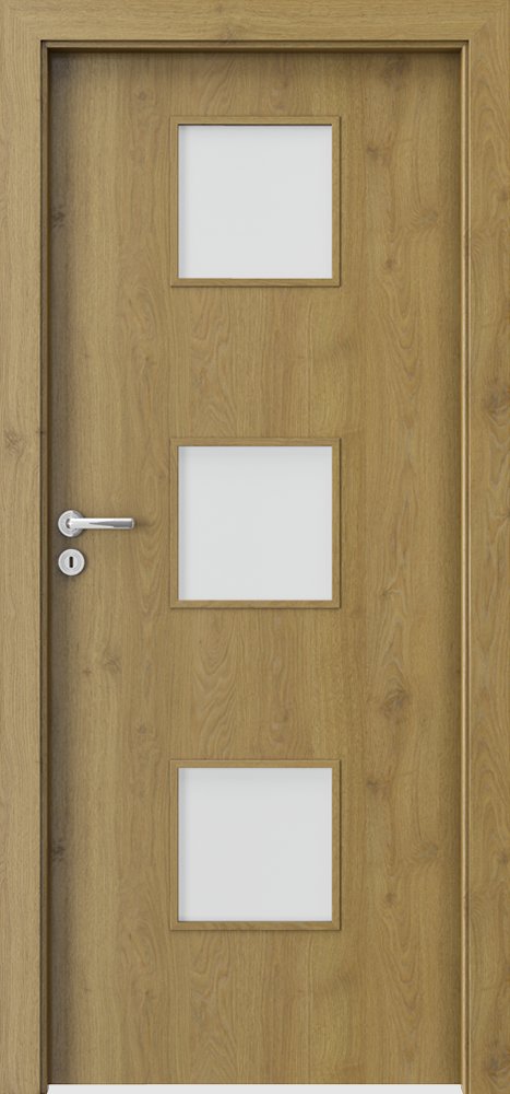 Interiérové dveře PORTA FIT C.3 - dýha Portaperfect 3D - dub přírodní