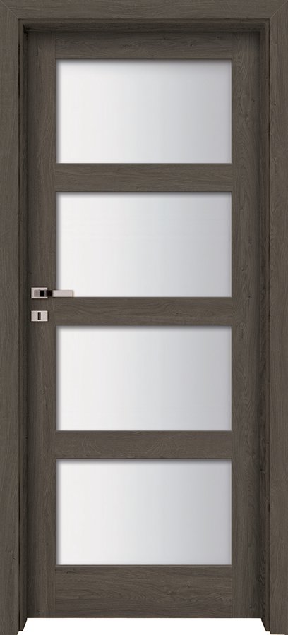 Posuvné interiérové dveře INVADO LARINA FIORI 3 - dýha Enduro 3D - dub popelavý B598