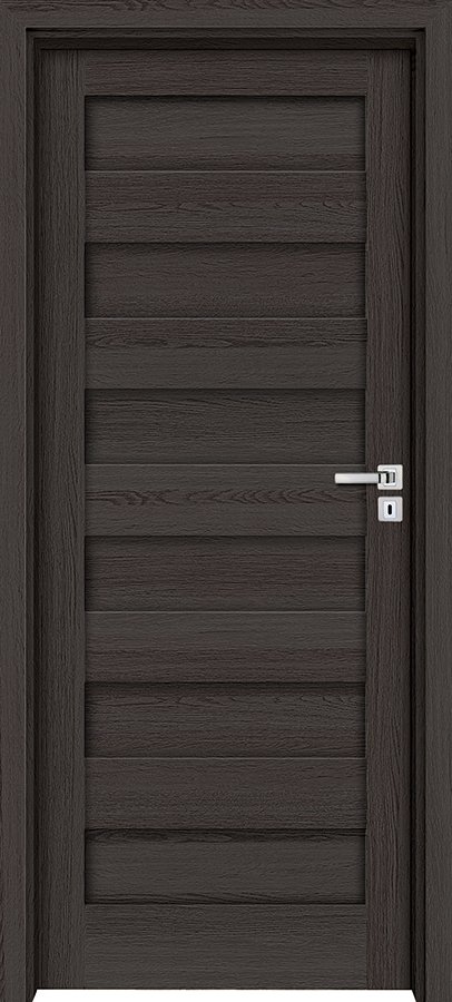 Posuvné interiérové dveře INVADO NOGARO 1 - dýha Enduro 3D - antracit B637
