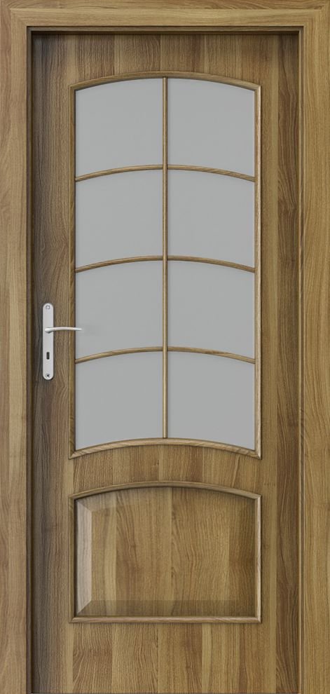 Posuvné interiérové dveře PORTA NOVA 6.4 - dýha Portasynchro 3D - akát medový
