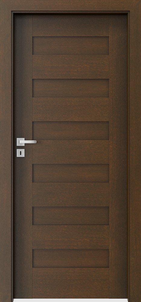 Interiérové dveře PORTA NATURA KONCEPT C.0 - přírodní dýha Satin - mocca
