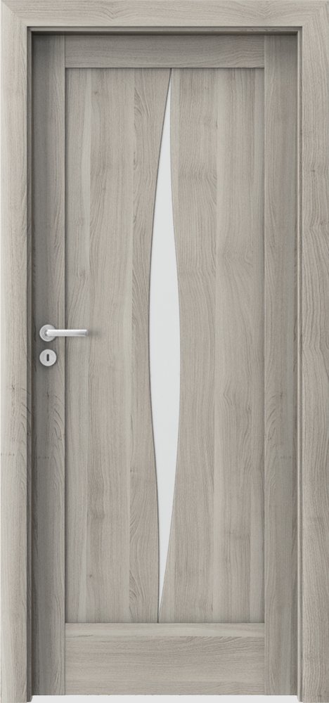 Interiérové dveře VERTE E - E5 - dýha Portasynchro 3D - akát stříbrný