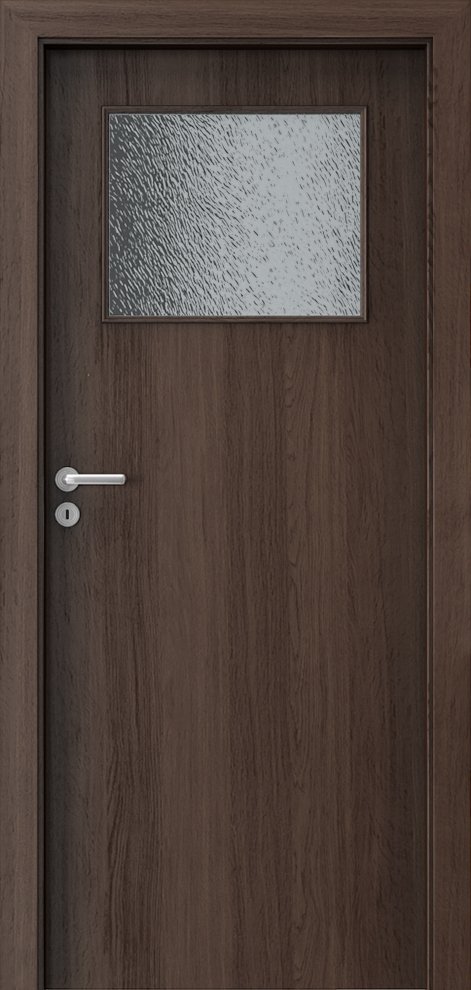 Interiérové dveře PORTA DECOR - model M - dýha Portaperfect 3D - dub Havana