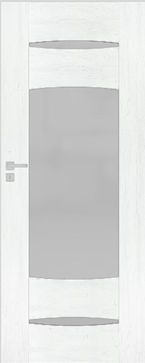Interiérové dveře DRE ENA - model 5 - dýha DRE-Cell - borovice bílá
