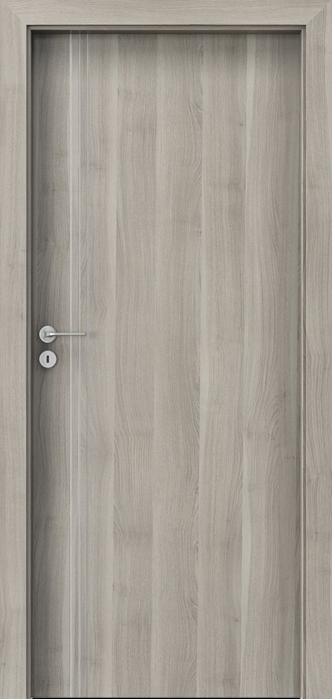 Interiérové dveře PORTA LINE B.1 - dýha Portasynchro 3D - akát stříbrný