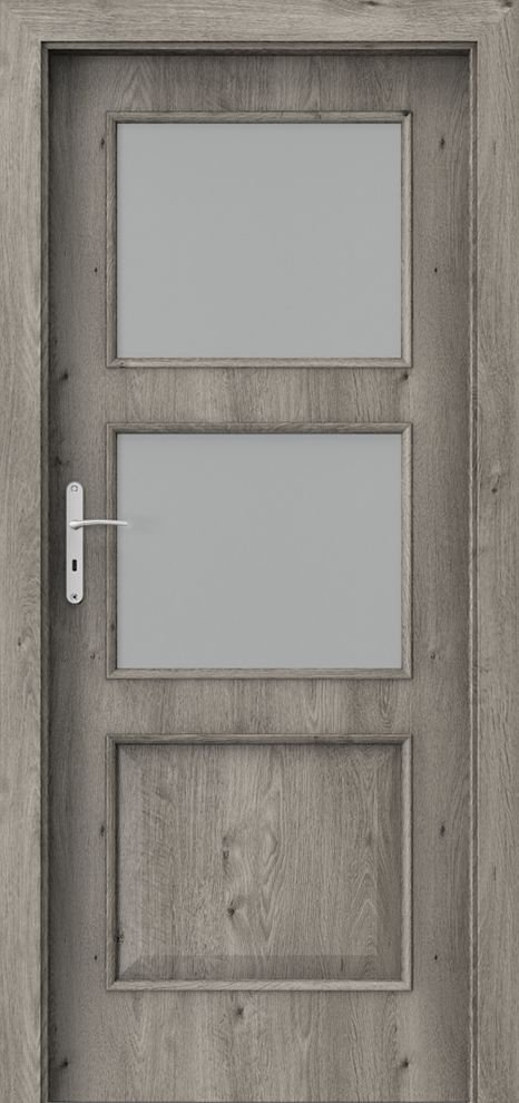 Interiérové dveře PORTA NOVA 4.3 - dýha Portaperfect 3D - dub Sibiřský