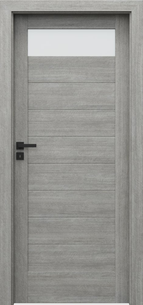 Posuvné interiérové dveře VERTE C - C1 - Portalamino - dub stříbřitý
