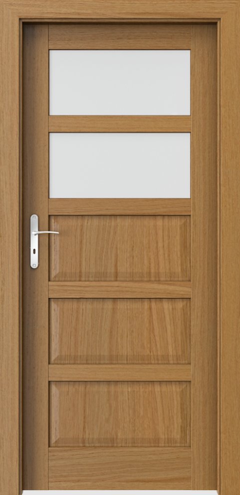 Interiérové dveře PORTA TOLEDO 2 - přírodní dýha Satin - dub Winchester