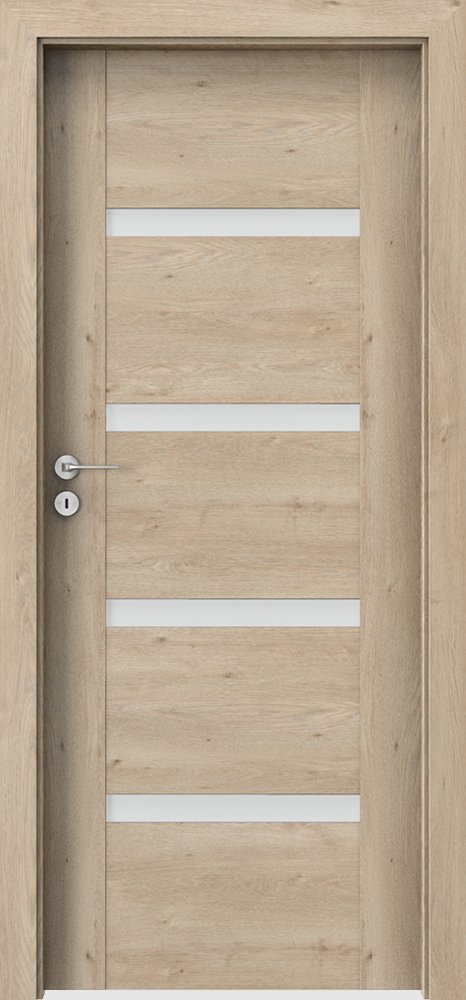 Interiérové dveře PORTA INSPIRE C.4 - dýha Portaperfect 3D - dub klasický