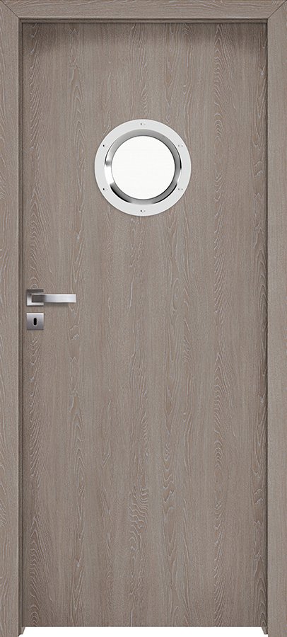 Interiérové dveře INVADO NORMA DECOR 6 - Eco-Fornir forte - dub šedý B476