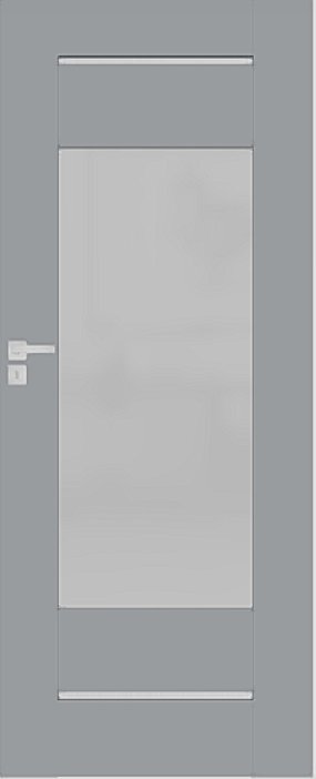 Interiérové dveře DRE PREMIUM 11 - dýha DRE-Cell - světle šedá mat