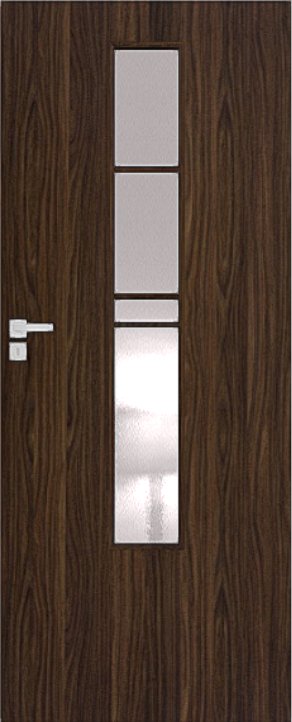Interiérové dveře DRE ARTE B 40 - dekorativní dýha 3D - eben (do vyprodání zásob)