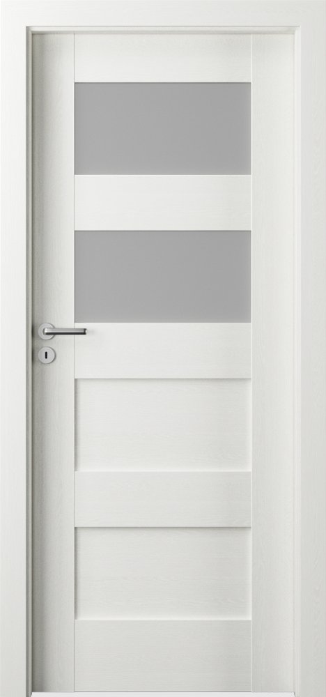 Posuvné interiérové dveře VERTE PREMIUM A - A2 - dýha Portasynchro 3D - wenge bílá