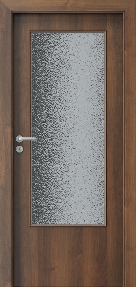 Interiérové dveře PORTA DECOR - model D - dýha Portadecor - ořech