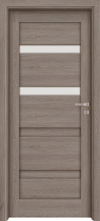 Interiérové dveře INVADO MARTINA 3 - Eco-Fornir forte - dub šedý B476