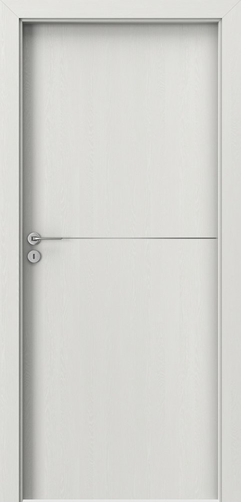 Posuvné interiérové dveře PORTA LINE F.1 - dýha Portasynchro 3D - wenge bílá