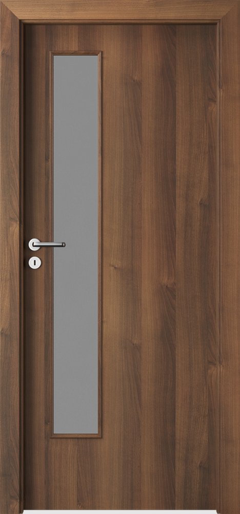 Interiérové dveře PORTA DECOR - model L - dýha Portadecor - ořech