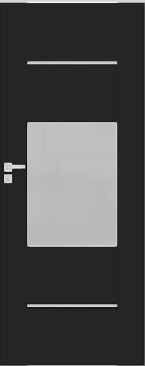Interiérové dveře DRE AURI - model 5 - dýha DRE-Cell - černá mat 2