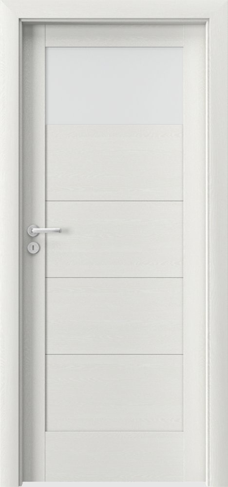 Posuvné interiérové dveře VERTE B - B1 - dýha Portasynchro 3D - wenge bílá