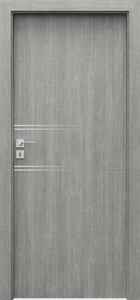 Posuvné interiérové dveře PORTA LINE C.1 - Portalamino - dub stříbřitý