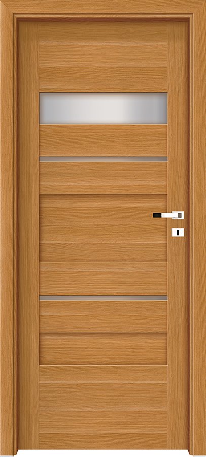 Interiérové dveře INVADO PASARO 2 - Eco-Fornir forte - dub eterno B474