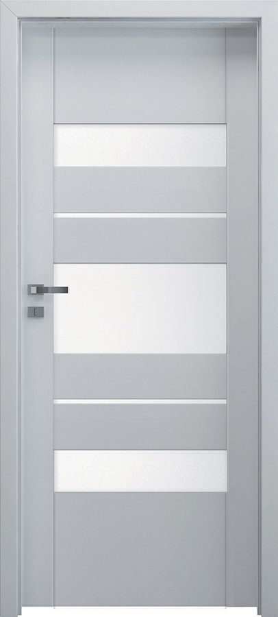 Posuvné interiérové dveře INVADO PASARO 4 - Eco-Fornir laminát CPL - bílá B490