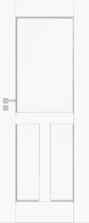 Interiérové dveře DRE NESTOR - model 1 - dýha DRE-Cell - bílá mat