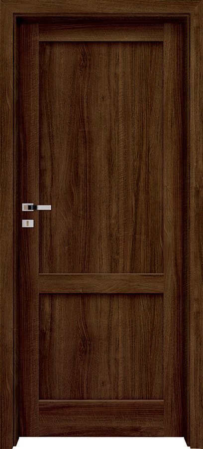 Interiérové dveře INVADO LARINA NEVE 1 - dýha Enduro 3D - ořech klasický B597