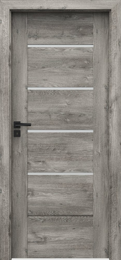 Posuvné interiérové dveře VERTE PREMIUM E - E4 - dýha Portaperfect 3D - dub Sibiřský