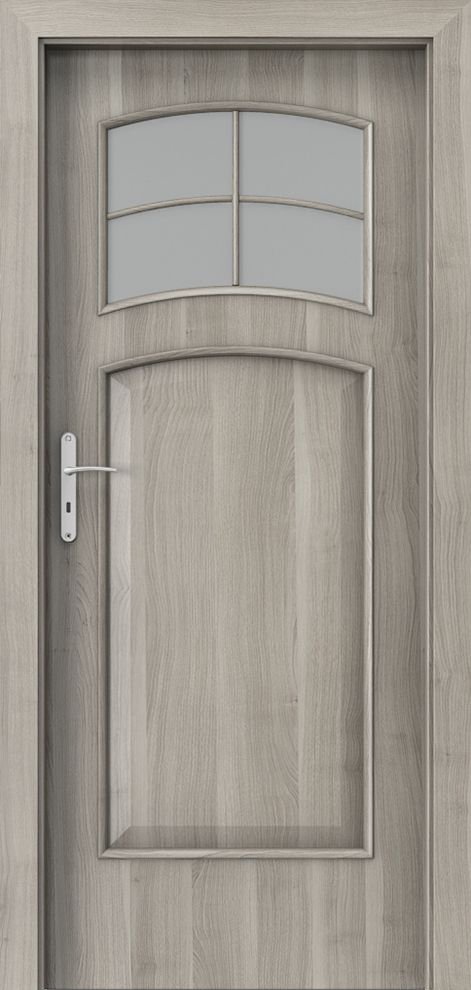 Interiérové dveře PORTA NOVA 6.5 - dýha Portasynchro 3D - akát stříbrný