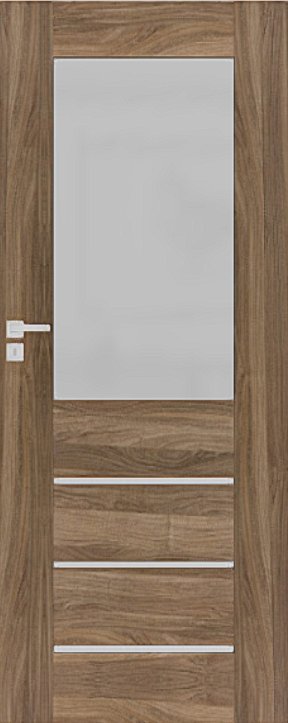 Interiérové dveře DRE PREMIUM 10 - dekorativní dýha 3D - ořech americký
