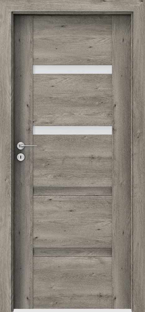 Posuvné interiérové dveře PORTA INSPIRE C.2 - dýha Portaperfect 3D - dub Sibiřský
